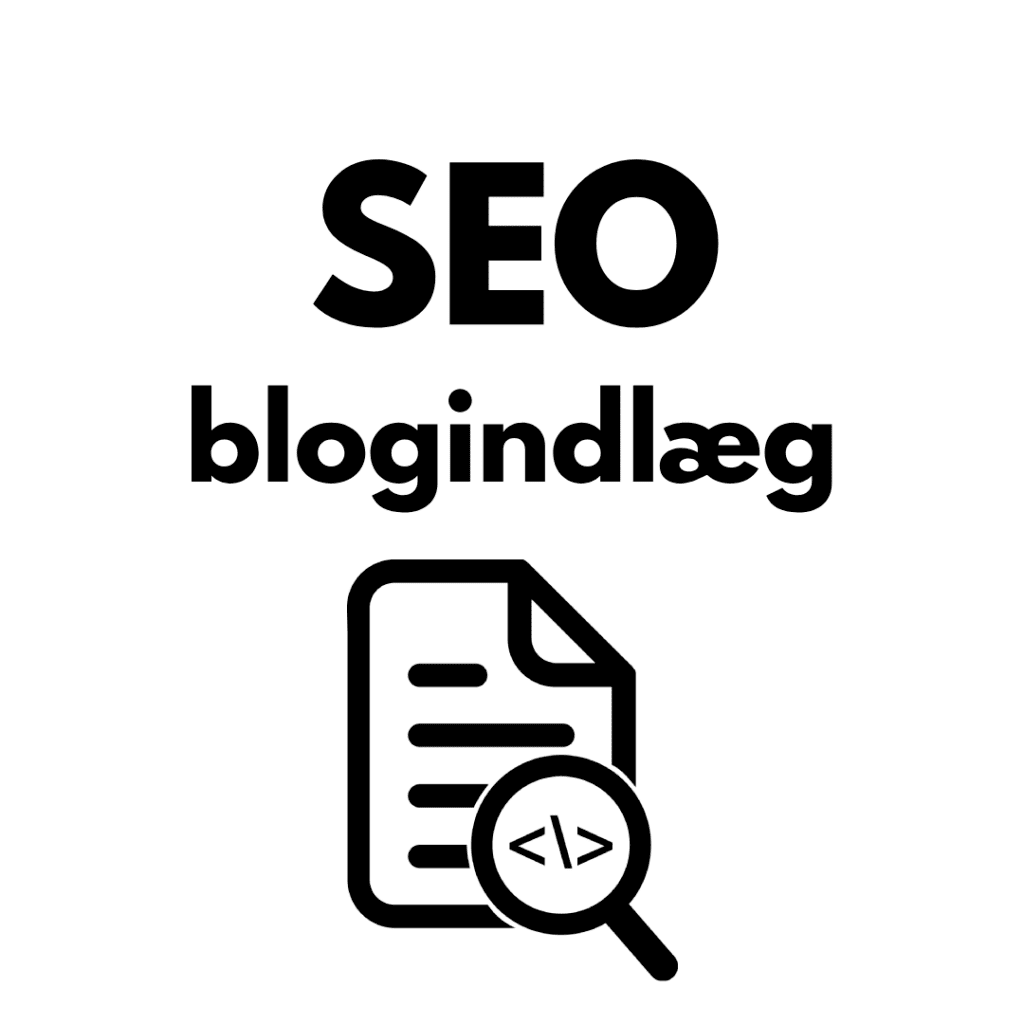 SEO blogindlæg opgave